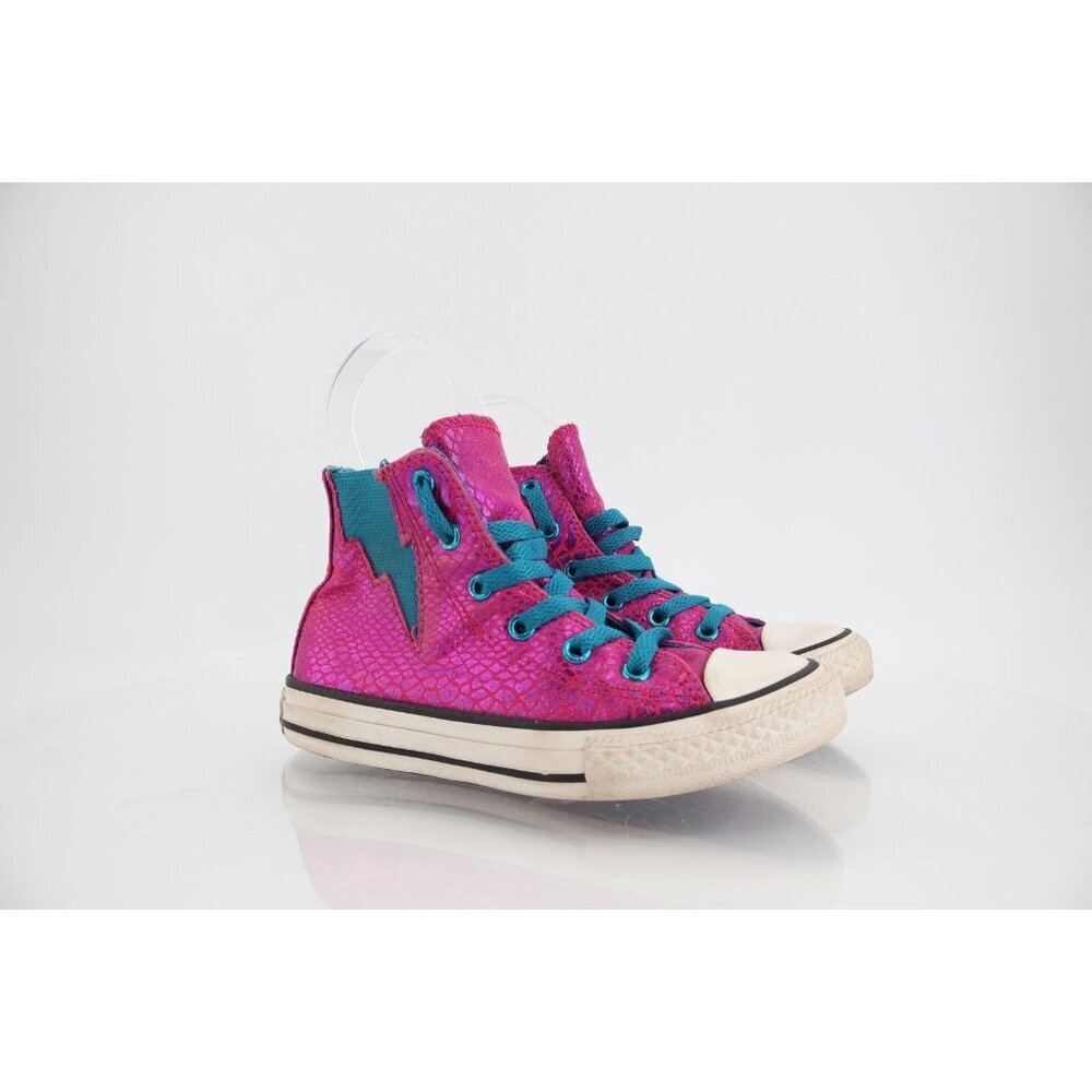 Converse Chuck Taylor All Star Girls 13 Size Cosmos Pink Boltz High Top Sneakers